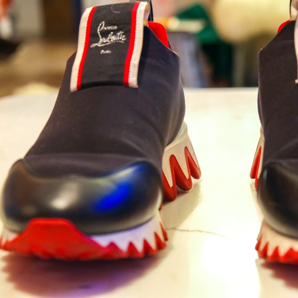 Tiketa Run- Sneakers - Neoprene and calf leather - Black